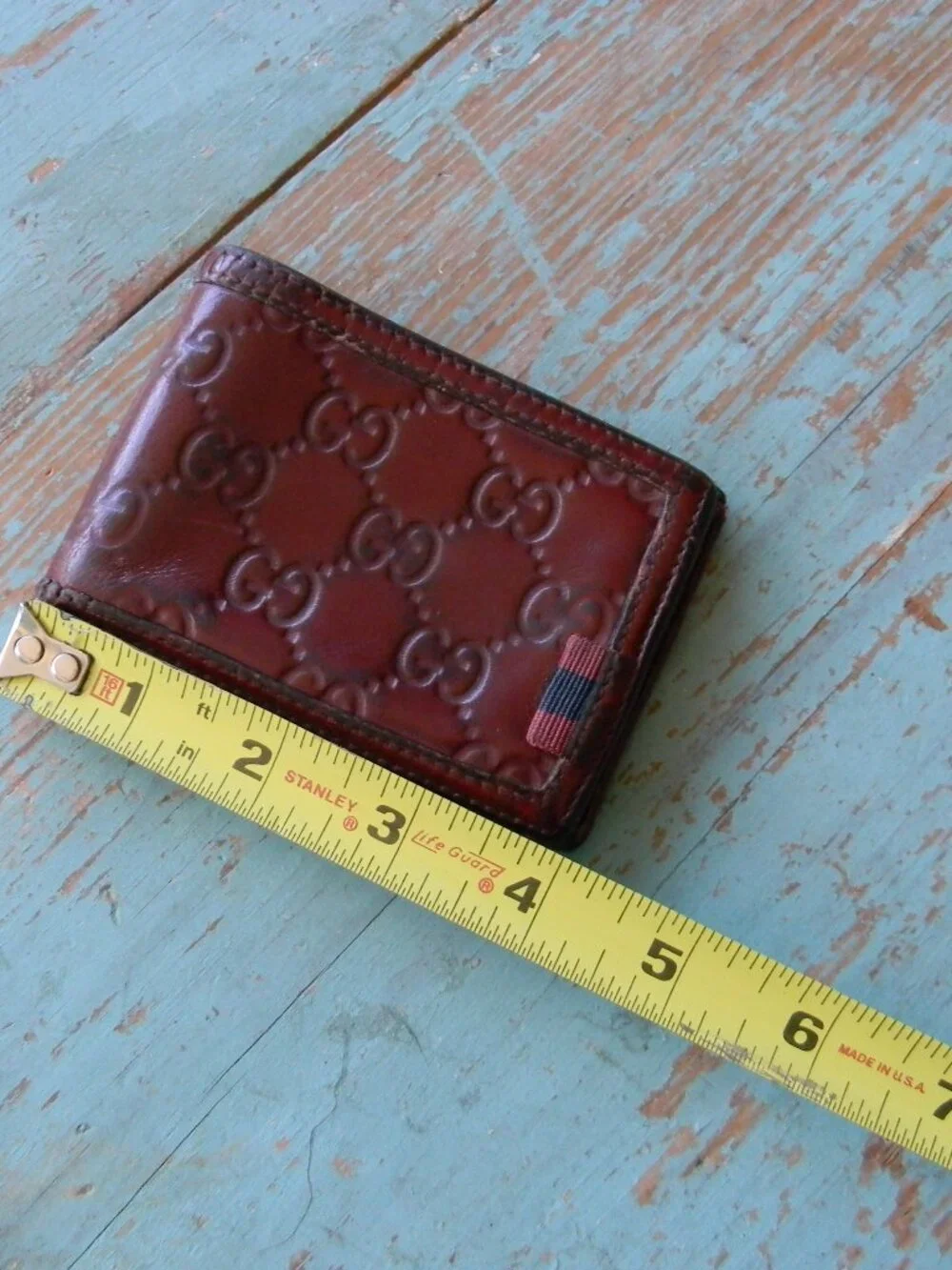 Gucci Men's Wallet Brown GG Leather BIFOLD